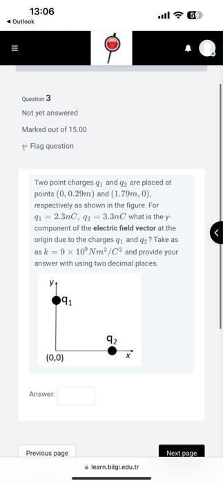 Solved Question 3 Not yet answered Marked out of 15.00 Flag | Chegg.com