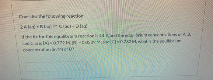 Solved Consider the following hypothetical reaction: 3A (g) | Chegg.com