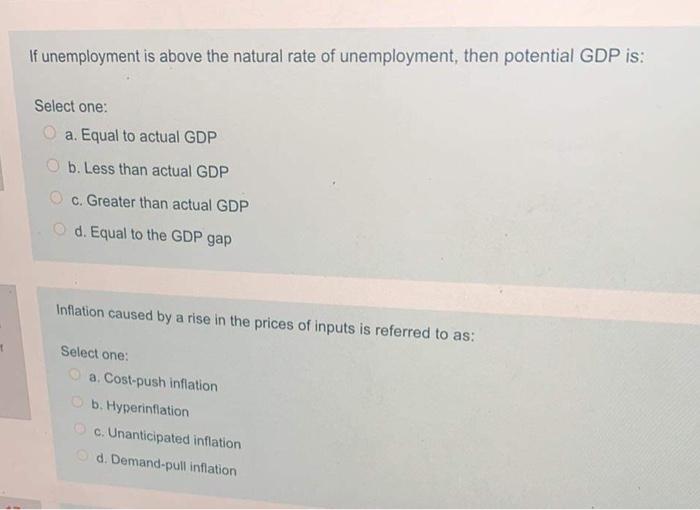 Solved Inflation caused by an increase in aggregate spending | Chegg.com