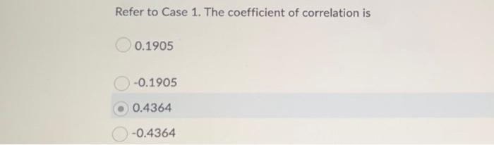 in case study 1 what was the independent variable