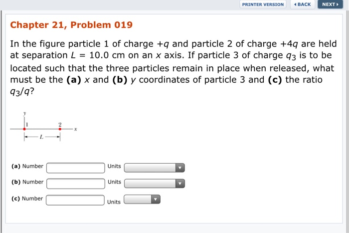 Solved PRINTER VERSION 4 BACK NEXT Chapter 21, Problem 019 | Chegg.com