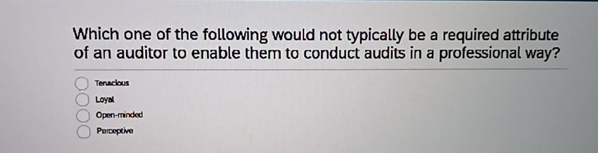 Solved Which one of the following would not typically be a | Chegg.com