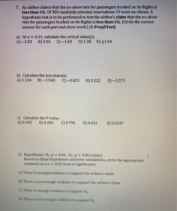 solved-7-an-airline-claims-that-the-no-show-rate-for-chegg