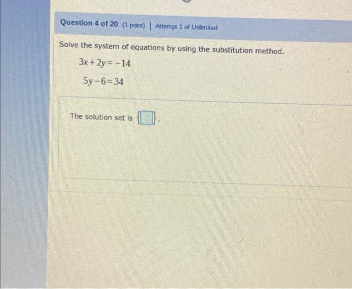 Solved Question 3 Of 20 1 Point Attempt 3 Of Unlimited 9777