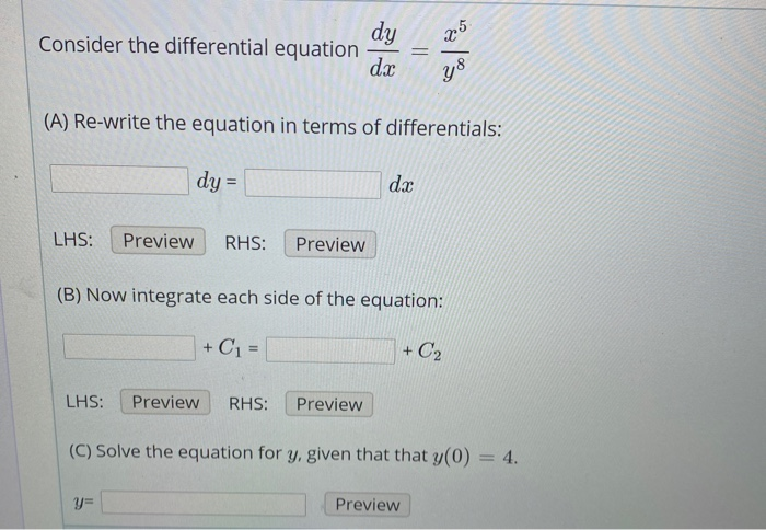 Solved dy 25 Consider the differential equation dx (A) | Chegg.com