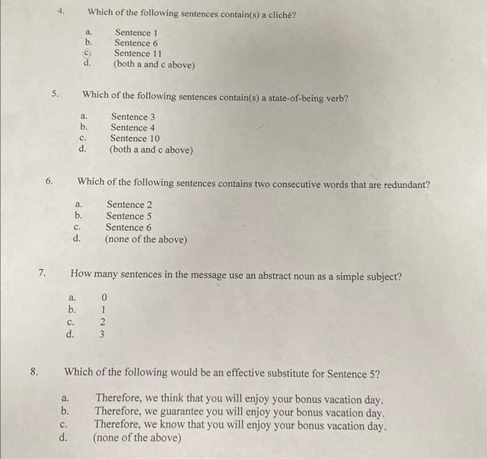 Solved Directions: Study The E-mail Message Below, Analyzing | Chegg.com