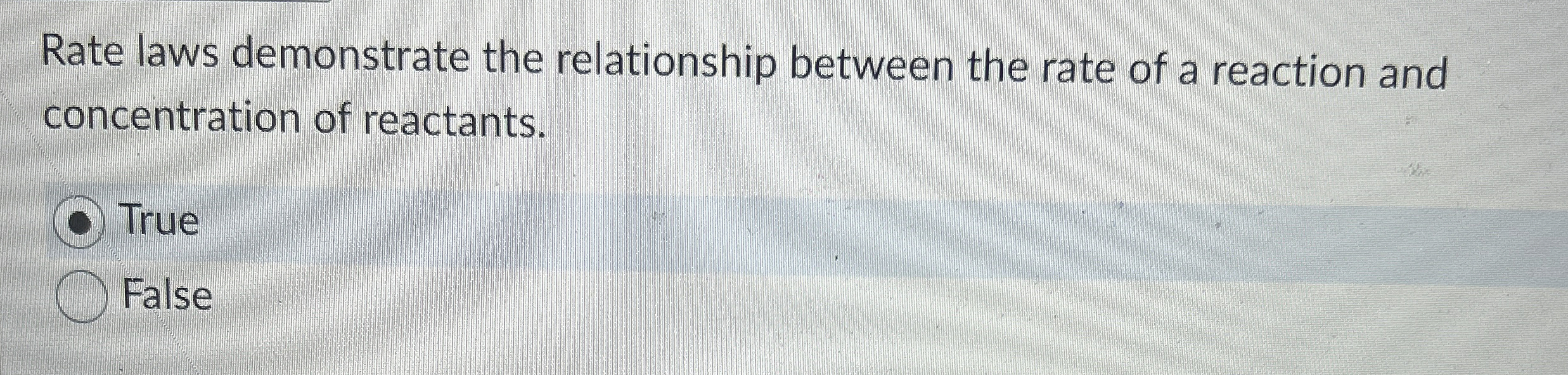 Solved Rate laws demonstrate the relationship between the | Chegg.com