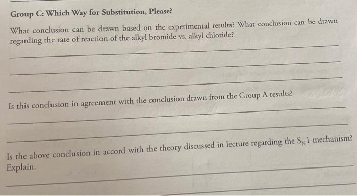 Solved Part 1: Tertiary Halides Conductance Halides Solvent 