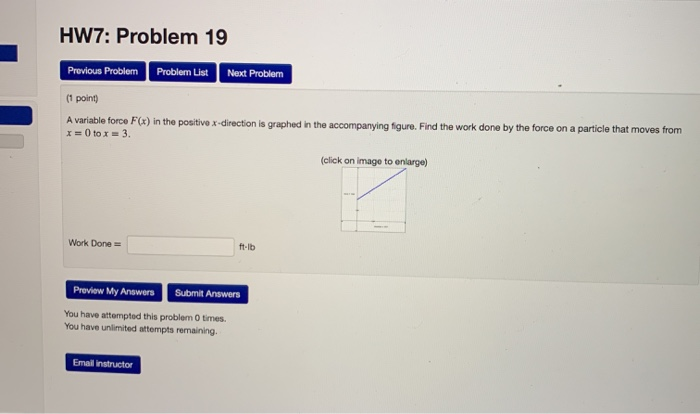 Solved HW7: Problem 19 Previous Problem Problem List Next | Chegg.com ...