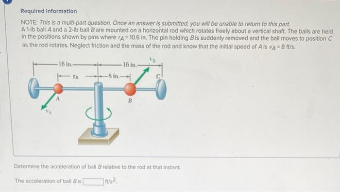 Solved Required Information NOTE: This Is A Multi-part | Chegg.com