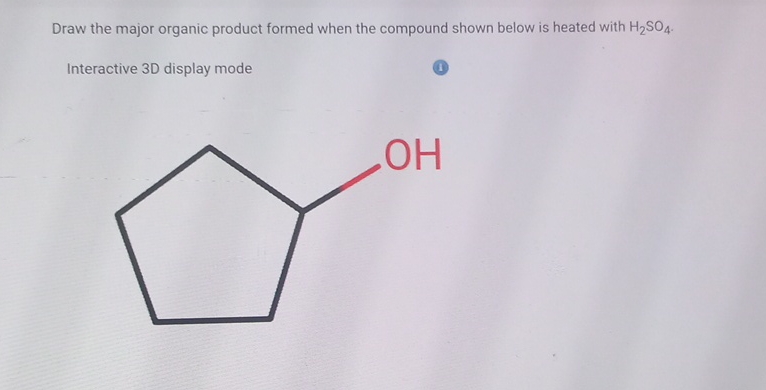 Solved Draw the major organic product formed when the | Chegg.com