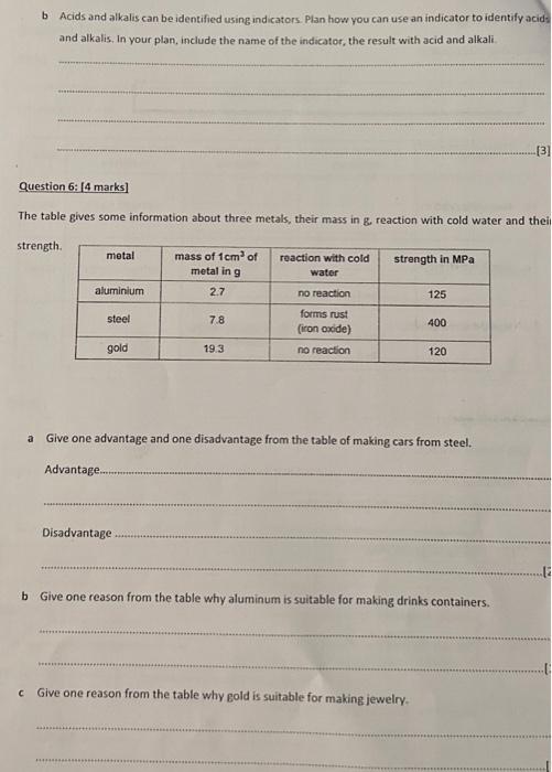 Solved look at this word equation. zinc + copper oxide →