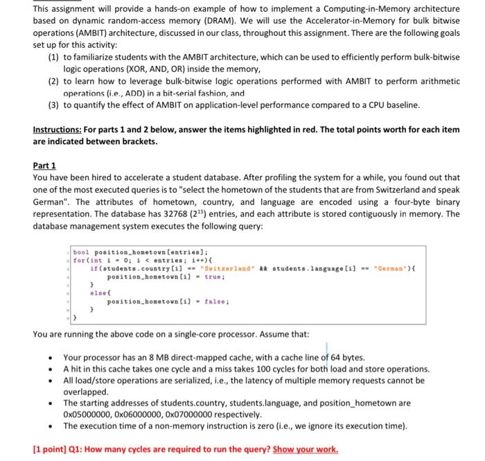 Solved Part 2 Recall That AMBIT Can Perform Bitwise AND/OR | Chegg.com