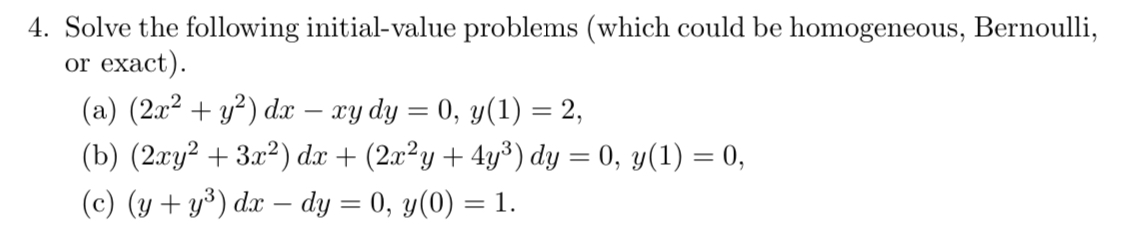 Solved Solve Part BSolve The Following Initial-value | Chegg.com