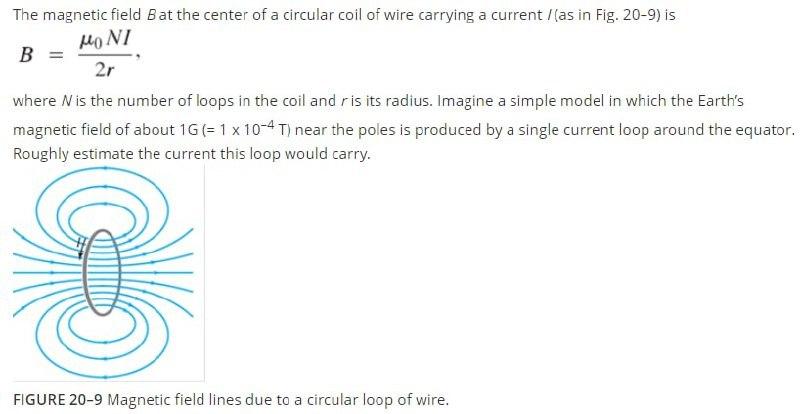 Solved The magnetic field Bat the center of a circular coil | Chegg.com