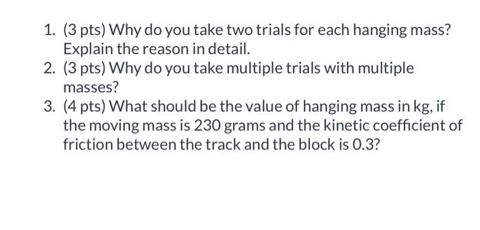 Solved Problem 5 5 Pts A 10 Kg Mass Is Hanging From A Chegg Com