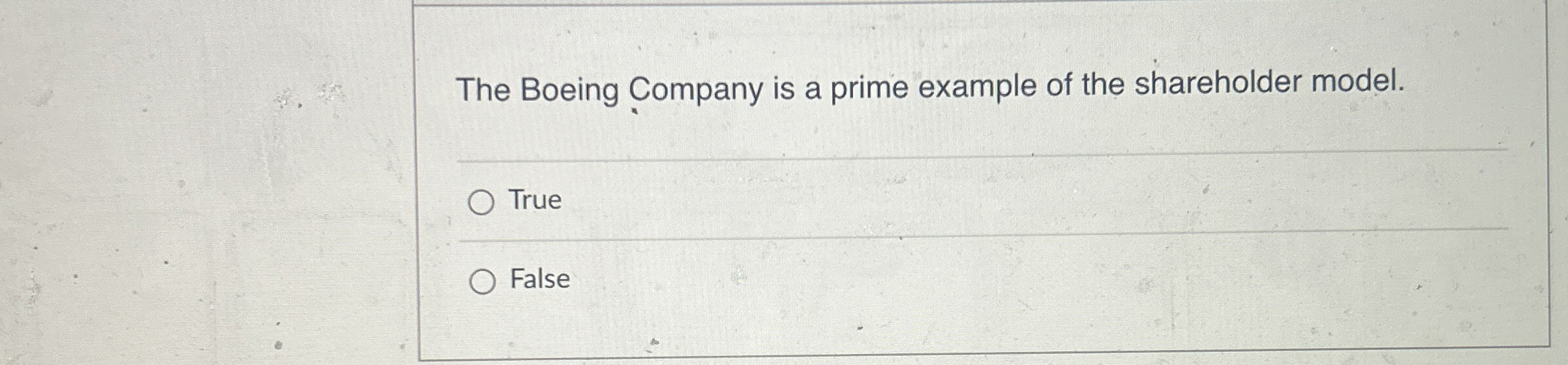 Solved The Boeing Company is a prime example of the | Chegg.com
