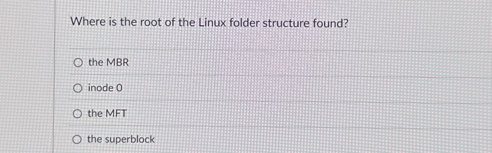 Solved Where is the root of the Linux folder structure