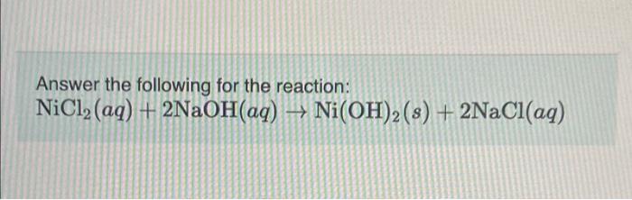 Will Nicl2 Dissolve The Definitive Answer - arsdk8u