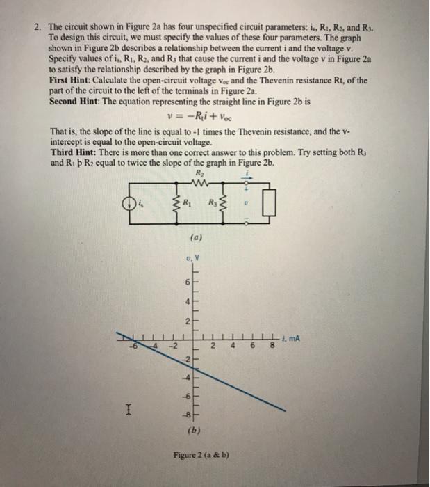 Solved 2. The circuit shown in Figure 2a has four | Chegg.com