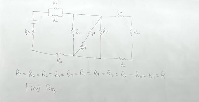 Solved Ri 2 Im Ra Rz Rs Nr & Rio Rio w R4 m hi Ri= R2 = Ro= | Chegg.com