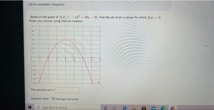 solved-based-on-the-graph-of-f-x-1x2-10x-21-find-the-set-chegg