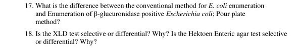 Solved 17. What is the difference between the conventional | Chegg.com