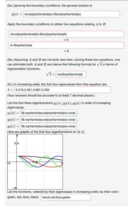 Solved In this problem we find the eigenfunctions and | Chegg.com