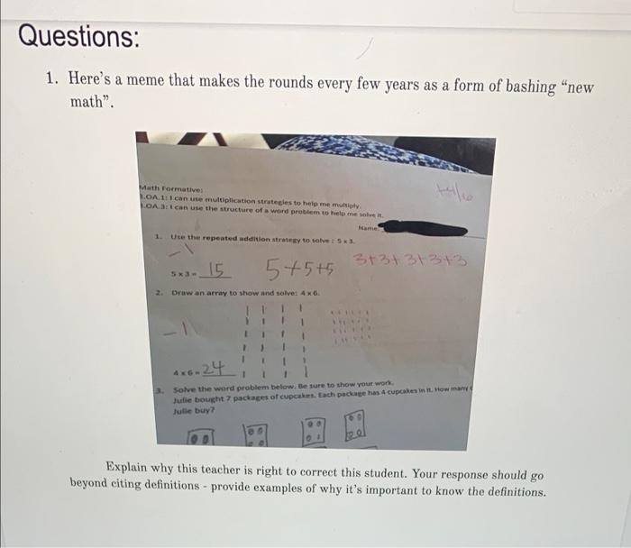 Solved Questions: 1. Here's a meme that makes the rounds | Chegg.com