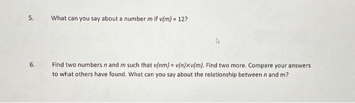 Solved Consider The Operation Of Counting Factors Of A Whole 