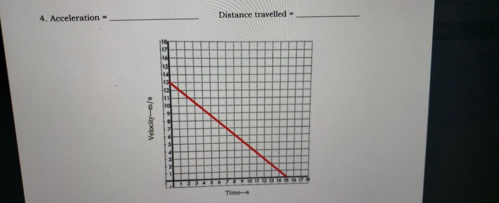 Solved Calculate the acceleration and distance moved in EACH | Chegg.com
