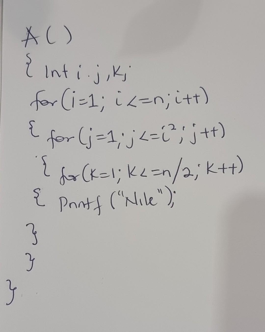Solved for (i=1;i