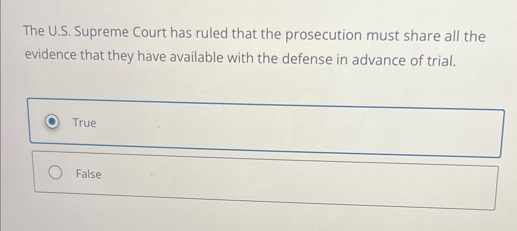 Solved The U.S. ﻿Supreme Court Has Ruled That The | Chegg.com