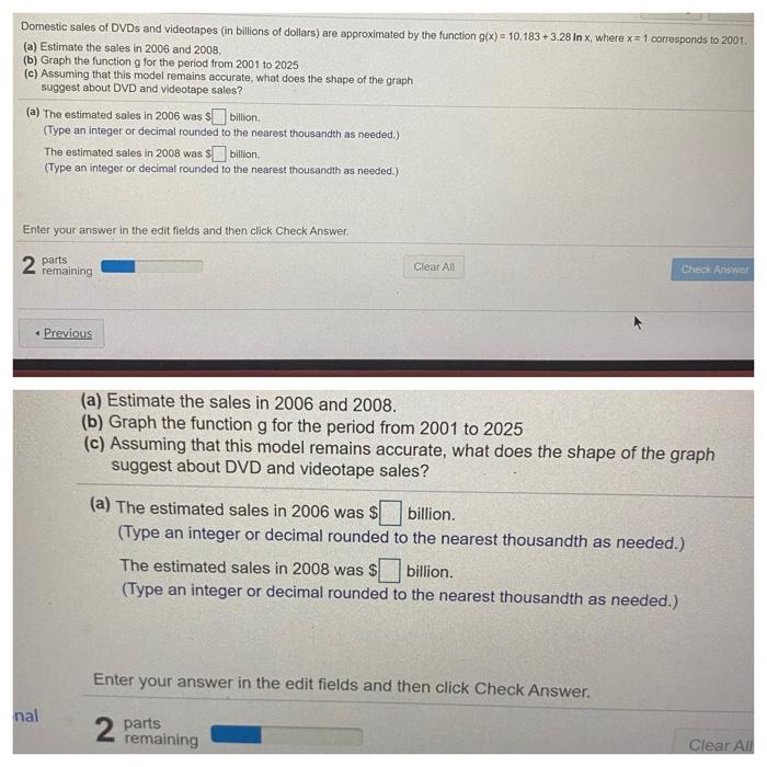 Solved There are 3 parts to this question, read the | Chegg.com
