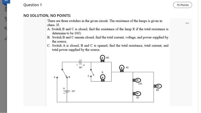 Solved Question 1 15 Points NO SOLUTION, NO POINTS: There | Chegg.com