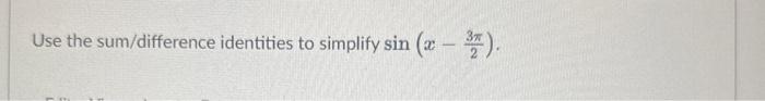 Solved Use a Pythagorean identity to simplify sec2x−11. | Chegg.com