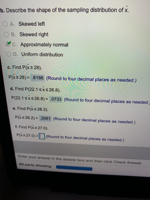 solved-b-describe-the-shape-of-the-sampling-distribution-of-chegg