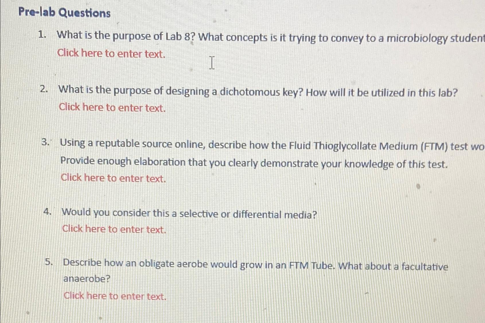 Solved Pre-lab QuestionsWhat is the purpose of Lab 8 ? ﻿What | Chegg.com