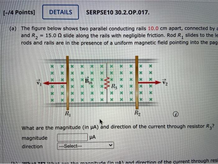 Solved (-/4 Points] DETAILS SERPSE10 30.2.OP.017. (a) The | Chegg.com