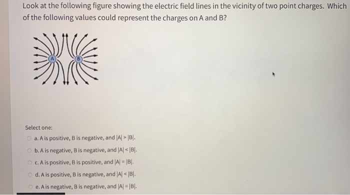 Solved Look At The Following Figure Showing The Electric | Chegg.com