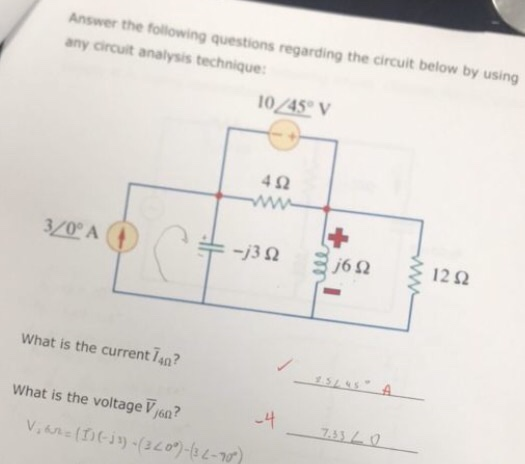 Solved Answer the following questions regarding the circuit | Chegg.com