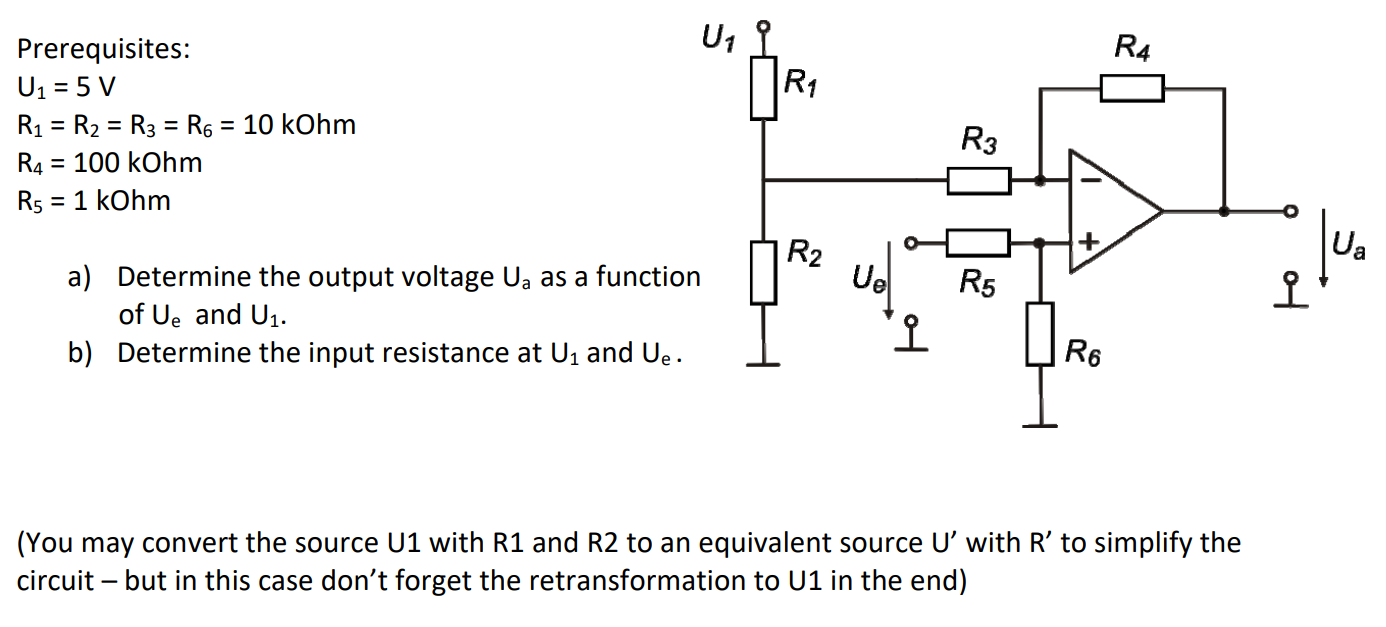Solved (You may convert the source U1 ﻿with R1 ﻿and R2 ﻿to | Chegg.com