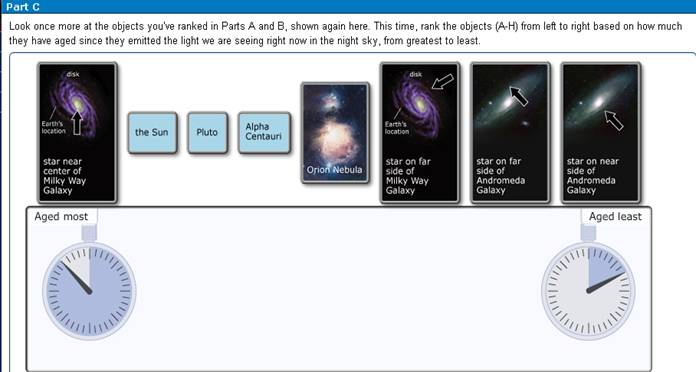 Solved Shown Following Are Astronomical Objects At A Wide | Chegg.com