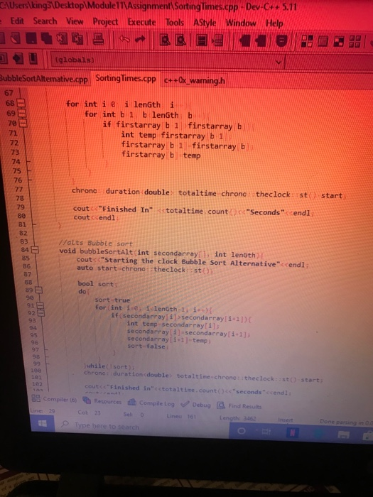 Solved I'm getting an error message with the code and I | Chegg.com
