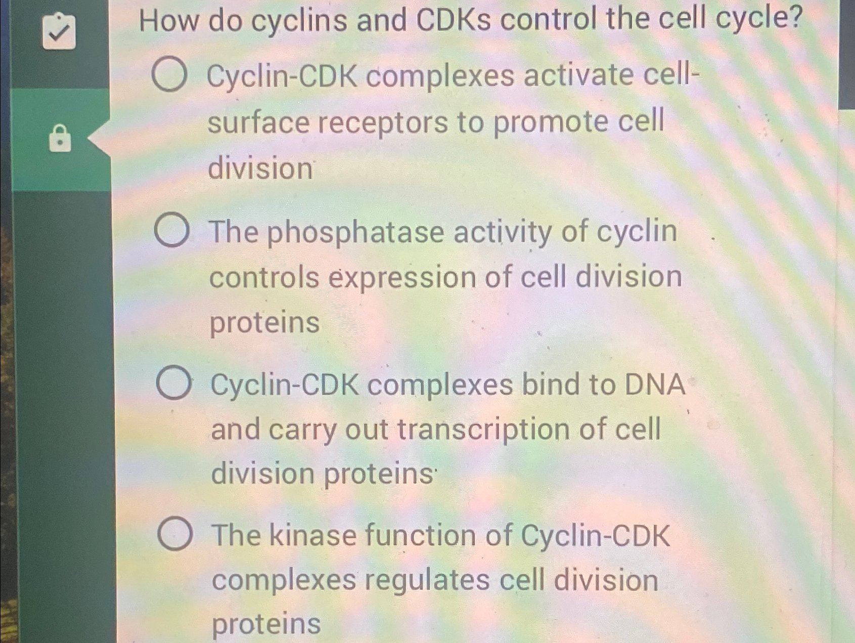 Solved How do cyclins and CDKs control the cell Biology Diagrams