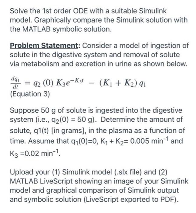 Solved Please show image of Simulink model and graphical | Chegg.com