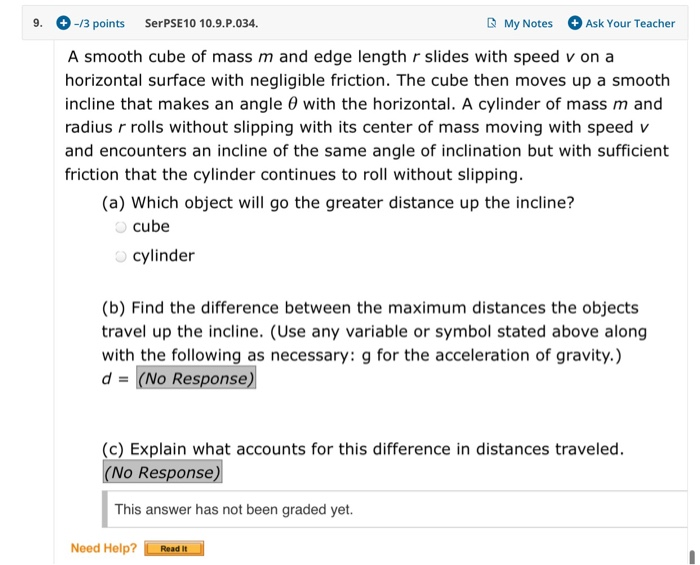 Solved 9. -13 points SerPSE 10 10.9.P.034. My Notes Ask Your 
