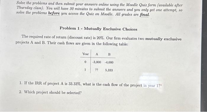 Solved Solve the problems and then submit your answers | Chegg.com