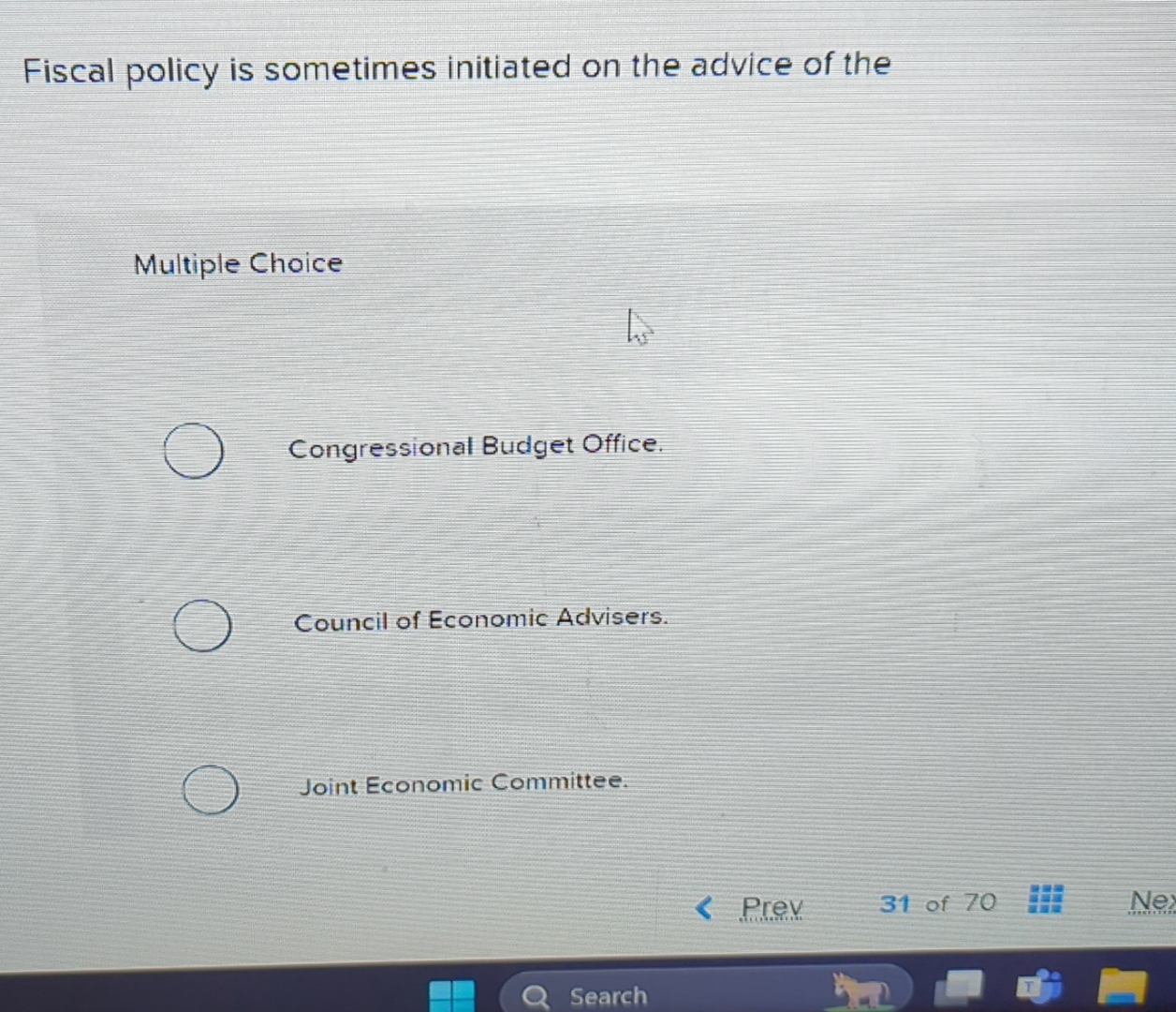 Solved Fiscal Policy Is Sometimes Initiated On The Advice Of | Chegg.com