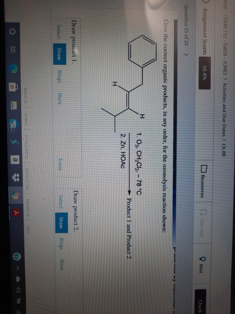 Solved Tege Chem 212 Fall20 Jones Activities And Due